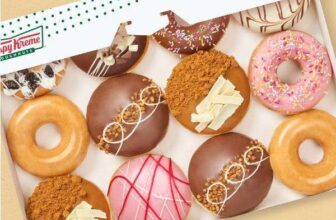 Any 12 Krispy Kremes, quote Three Lions & include at least 1 World Cup donut: Pitch Perfect, Come on England, Strike it Sweet
