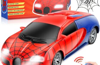 Aooess Toys for 3-8 Year Old Kids: Spider Remote Control Car Toys Gifts for Age 3 4 5 6 7 8 Years Old Boys Girls Birthday Presents Toy for Toddler Ages 3-8 Fast RC Drift Cars Racing Cars for Boys