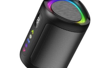 Aowoka Bluetooth Speaker, 2026 Portable Wireless Speaker with Led Light