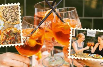 Aperol spritz when you order a main course at ASK Italian