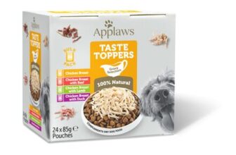 Applaws Natural Wet Dog Food Pouches, Chicken in Gravy – 24 X 85g