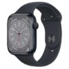 Apple Watch Series 8 GPS – 45mm Midnight Aluminium, Black Sport Band – Very Good W/Code musicMagpie Shop