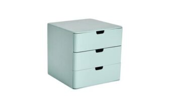 Argos Home 3 Drawer Desktop Organiser – Soft Green