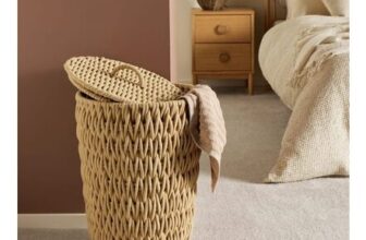 Argos Home 50L Chunky Knit Laundry Basket