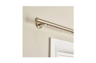Argos Home Chrome Curtain Track – 150cm