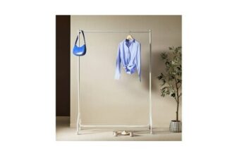 Argos Home Heavy Duty Single 4 Feet Clothes Rail- White