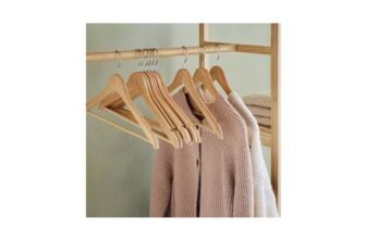 Argos Home Set of 10 Wooden Hangers