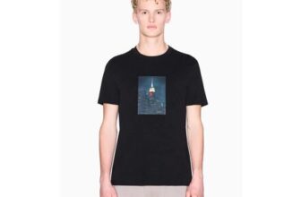 Armani Exchange Statue of Liberty T-Shirt Black