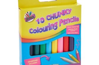 Artbox Half-Size Chunky Colouring Pencils Pack of 10