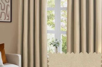 Asda Outlet Sale On New & Refurbished Items e.g. Furn Natural The Ultimate Velvet Lined Eyelet Curtains 46×54 – New other