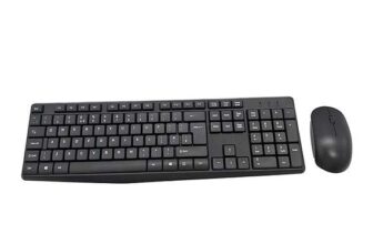 Asda Tech Black Wireless Desk Keyboard & Mouse Set – Free C&C