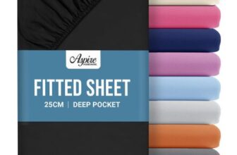Aspire Homeware Single Fitted Sheet – 25 Cm