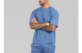 Avant Garde Mens Creatives T-Shirt and Shorts Set Indigo