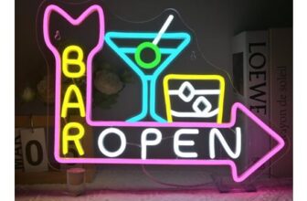 BAR OPEN Neon Light Sign Cocktail Neon Sign