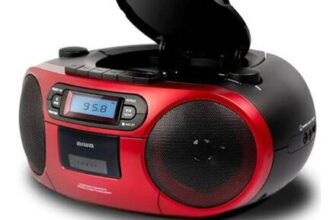 BBTC-550BK Portable Radio with CD Bluetooth and USB Cassette Recorder