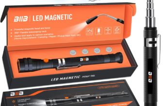 BIIB Gifts for Men, LED Magnetic Tool Gadgets, Father s Day Gifts from Daughter/Son, Dad Birthday Presents for Men, Hand Tools Car Accessories, Father s Day Presents for Dad, Gift for Him Her