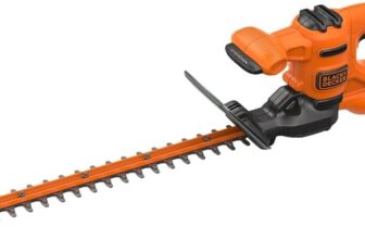 BLACK DECKER BEHT201-GB Hedge Trimmer, 240 V, Black, 45 cm