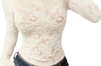BTFBM Womens Tops Lace Mesh Crew Neck Long Sleeve Shirts Sheer See Through,Stretch Knit,Slim Fit,Fashion Fall Clothing,Sexy Outfits,Party Club