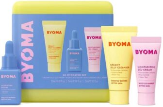 BYOMA So Hydrated Travel Size Gift Set – Skincare Minis (30ml, 15ml, 15ml) Barrier Repair Kit Creamy Jelly Cleanser – £12.91 S&S