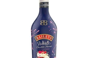 Baileys 50cl 17% Vol White Chocolate Flavour with Raspberry Liqueur Bottle