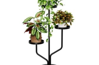 Bamworld 3-Tier Indoor Metal Plant Stand
