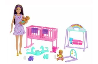 Barbie Skipper Babysitter Doll with Twin Nursery Playset
