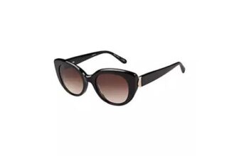 Barbour Black Classic Green Tartan Pattern Sunglasses