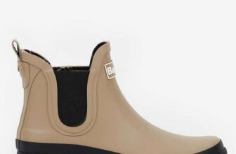 Barbour Mallow Ankle Wellington Boots – Beige, size 4 (free C&C)