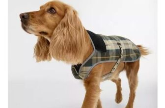 Barbour Tartan Waterproof Dog Coat