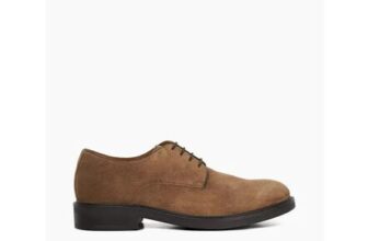 Barney – Taupe Taupe Suede Lace-up Gibson Shoe