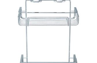 Bathstore 2 Shelf Square Suction Bathroom Rack