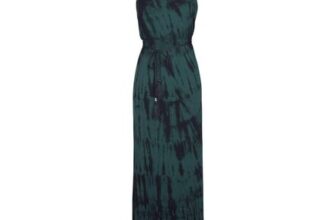 Batik Maxi Dress Maxi Dress Green-Black by RED by EMP