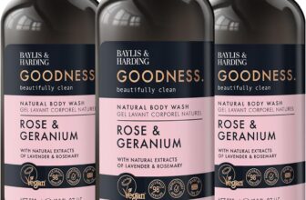 Baylis & Harding Goodness Natural Body Wash 500ml 3 pack