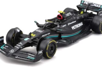 Bburago Formula 1 F1 MB W14 2023 (Hamilton) Toy Race Car – 1:43 Scale