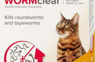 Beaphar – WORMclear Tablets for Cats – 2 Tablet Pack – Kills All Common UK Intestinal Worms (Roundworms & Tapeworms) – Vet Strength Worm Treatment – Meaty-Flavoured – For Cats Over 6 Weeks Old & 1kg