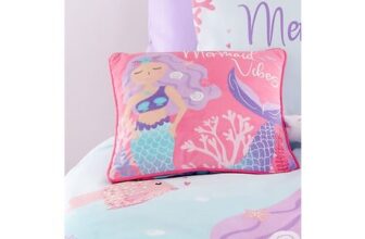 Bedlam Mermaid Vibes Velvet Pink Filled Cushion (43cm X 43cm)