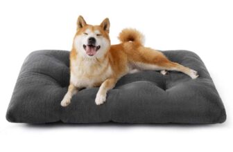 Bedsure Washable Dog Crate Bed – Large – 89x58x8cm with checkout discount – Sold by Bedsure Comfy Pet / FBA