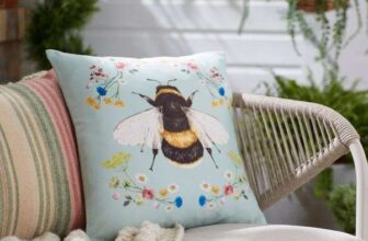 Bee Outdoor Square Cushion – Free C&C only