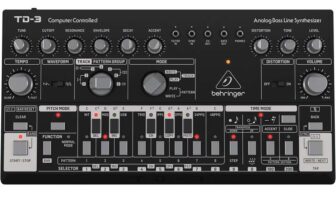 Behringer TD-3-BK Analog Bass Line Synthesizer with VCO Black