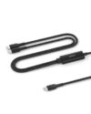 Belkin BoostCharge Pro 1.5m 2-in-1 USB-C to USB-C Charger Cable 140W (100W40W), Braided Dual Charging Cable, USB 2.0 – Black