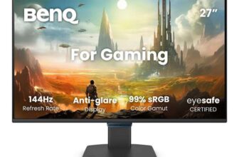 BenQ GW2790CE 27 1080p FHD 144Hz IPS Eye-Care Home Office Monitor, USB-C, 1080×1920, Visual Optimizer, Flicker-free, Low Blue Light