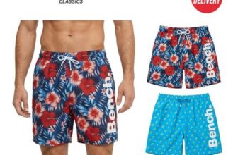 Bench Mens Swim Shorts Multicolour / Blue / Navy / Red