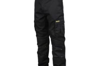 Bench Workwear Mens Black Toronto Cargo Trouser