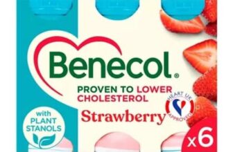 Benecol Strawberry Yogurt Drink 6 X 67.5g (405g)