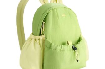 Beneunder LC183 Expandable Backpack – 10L, Waterproof, Hidden Pockets, Green/Yellow