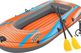 Bestway Inflatable Boat Kondor with Heavy Duty Handles, Multiple Sizes