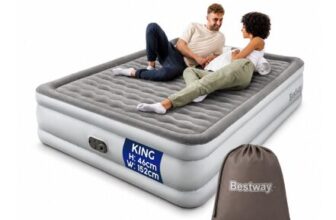 Bestway King Air Bed with Electric Pump, Raised Mattress