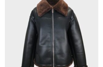 Biba Womens Wind Resistant Hip Length Long Sleeve Faux Leather Jacket