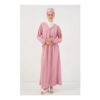 Big Dart V-Neck Tie Closure Blouse & Maxi Skirt Two-Piece Coord Set