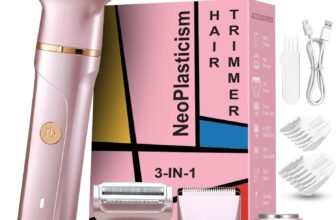 Bikini Trimmer Women, 3-in-1 Painless Lady shavers for Women with Ceramic Blades & IPX7 Waterproof Design, Rechargeable Cordless Electric Razor for Women for Legs, Underarms, Face & Bikini Line